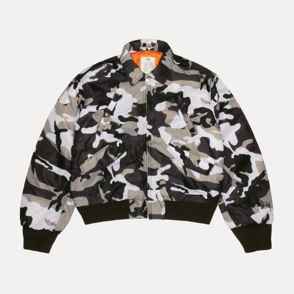 Stussy Camo Bomber Size M
